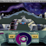 SkyRoads on DOSBox